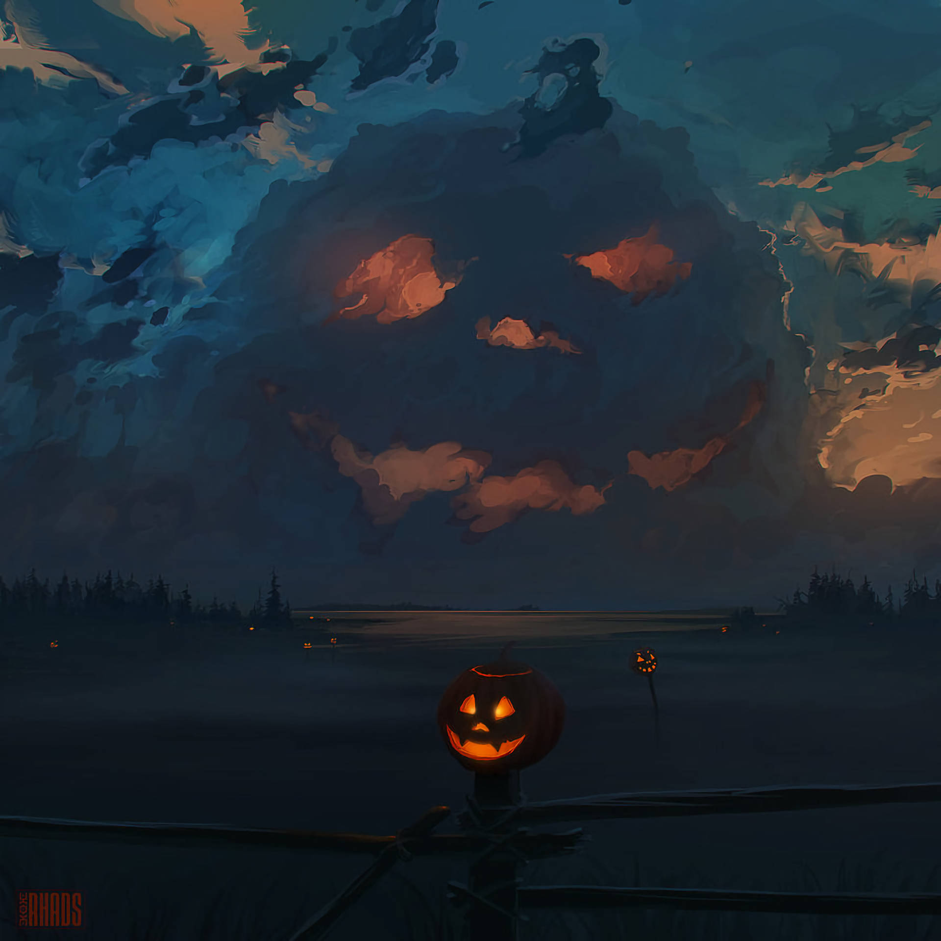 2862X2862 Halloween Wallpaper and Background