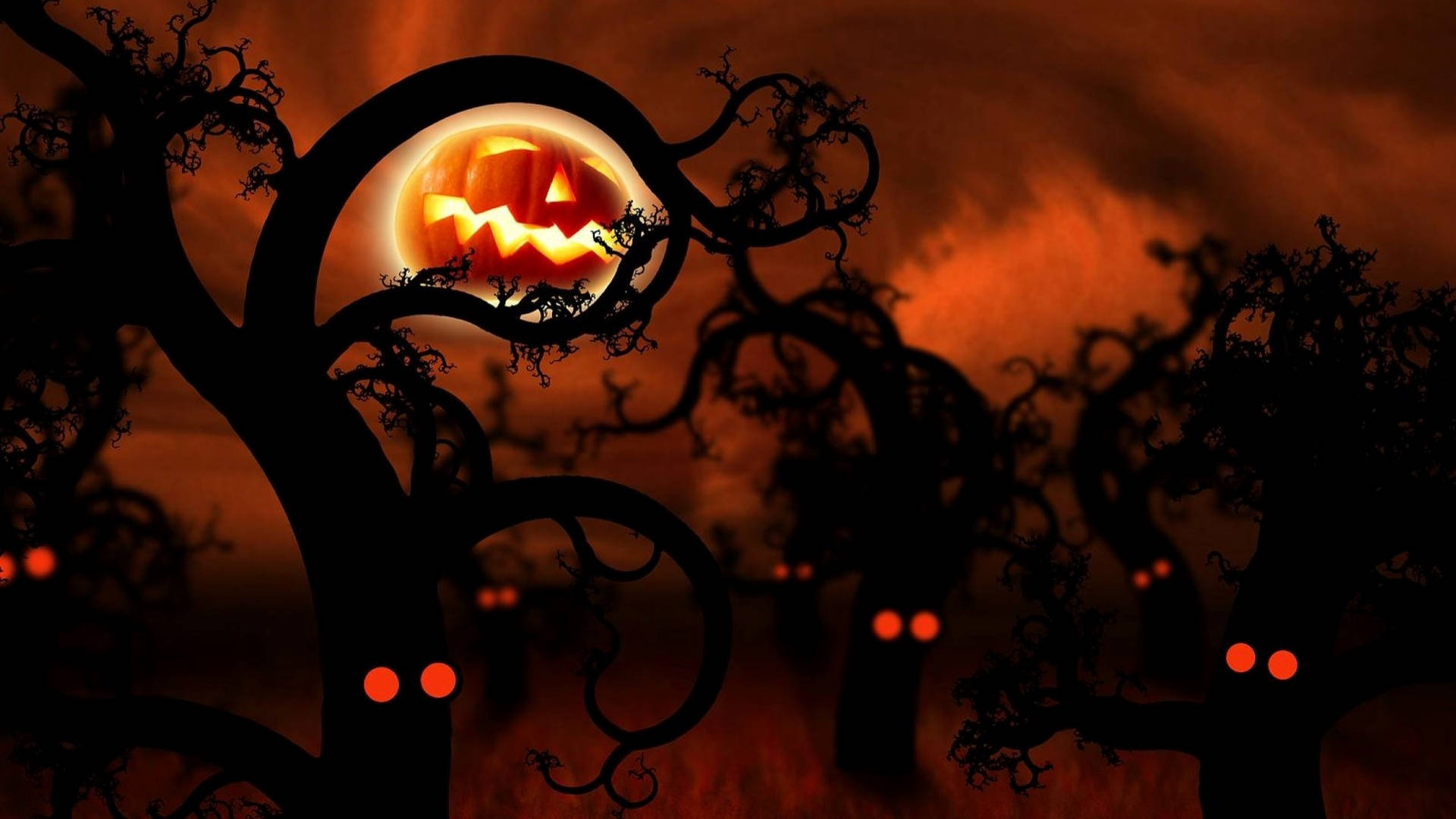 2160X1215 Halloween Aesthetic Wallpaper and Background