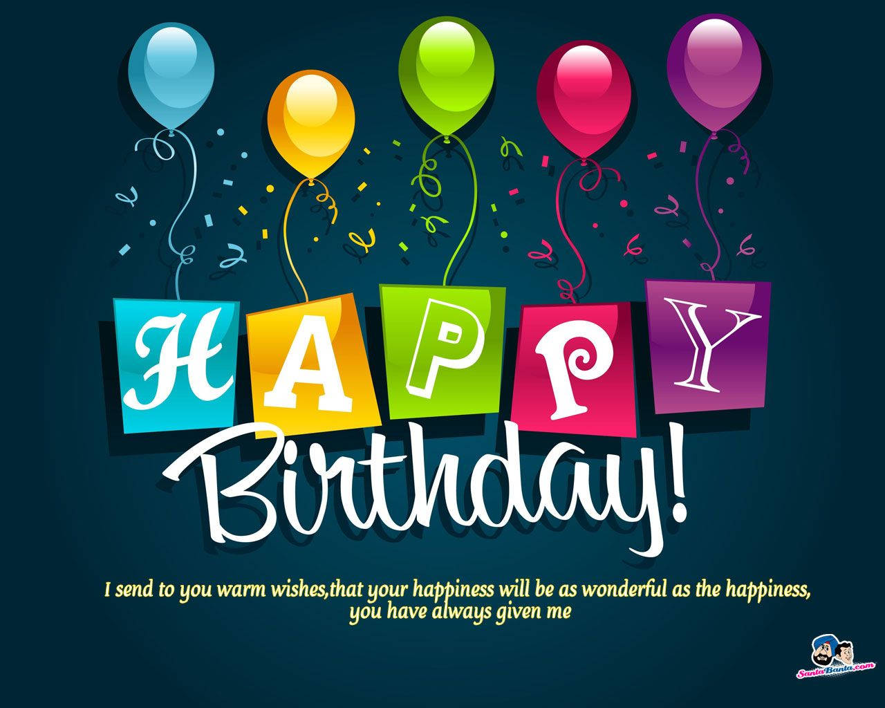 1280X1024 Happy Birthday Wallpaper and Background