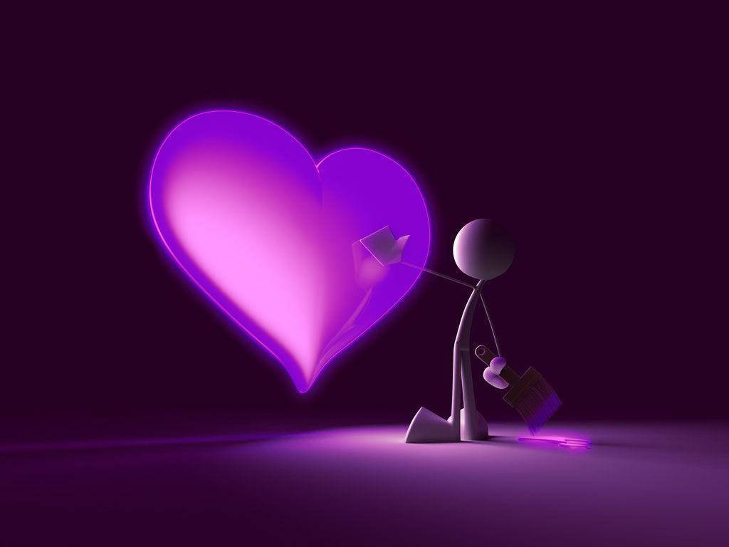 1024X768 Heart Wallpaper and Background