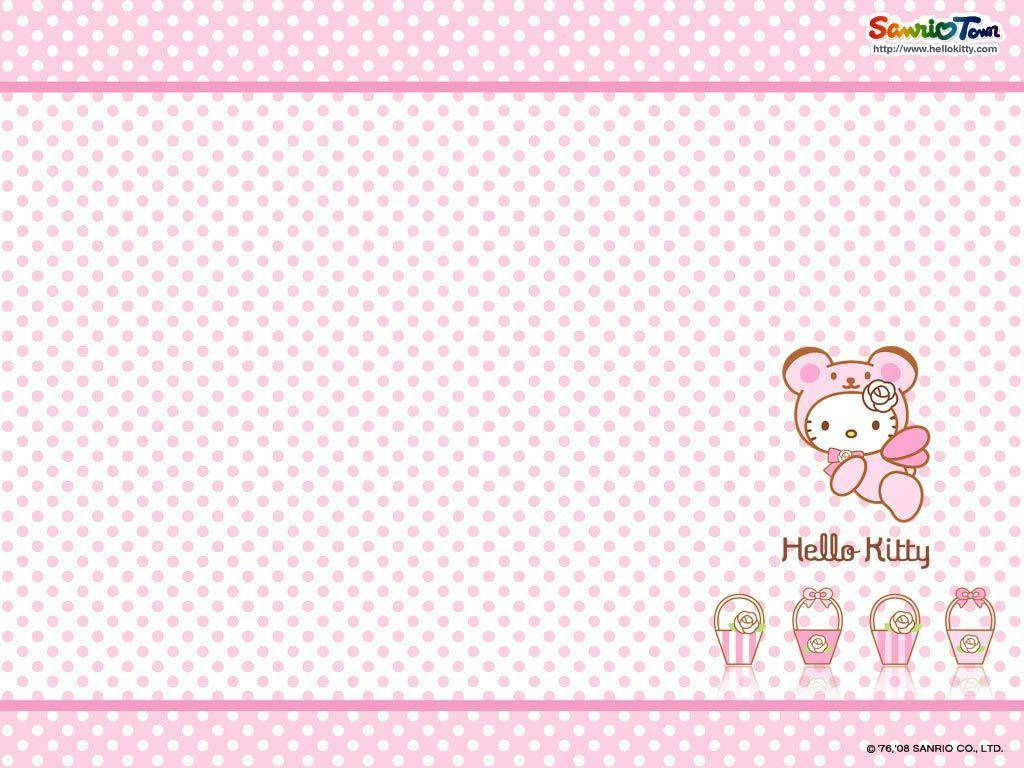 Hello Kitty 1024X768 wallpaper