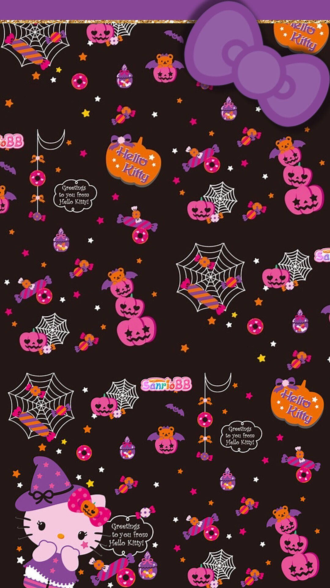 1080X1920 Hello Kitty Halloween Wallpaper and Background
