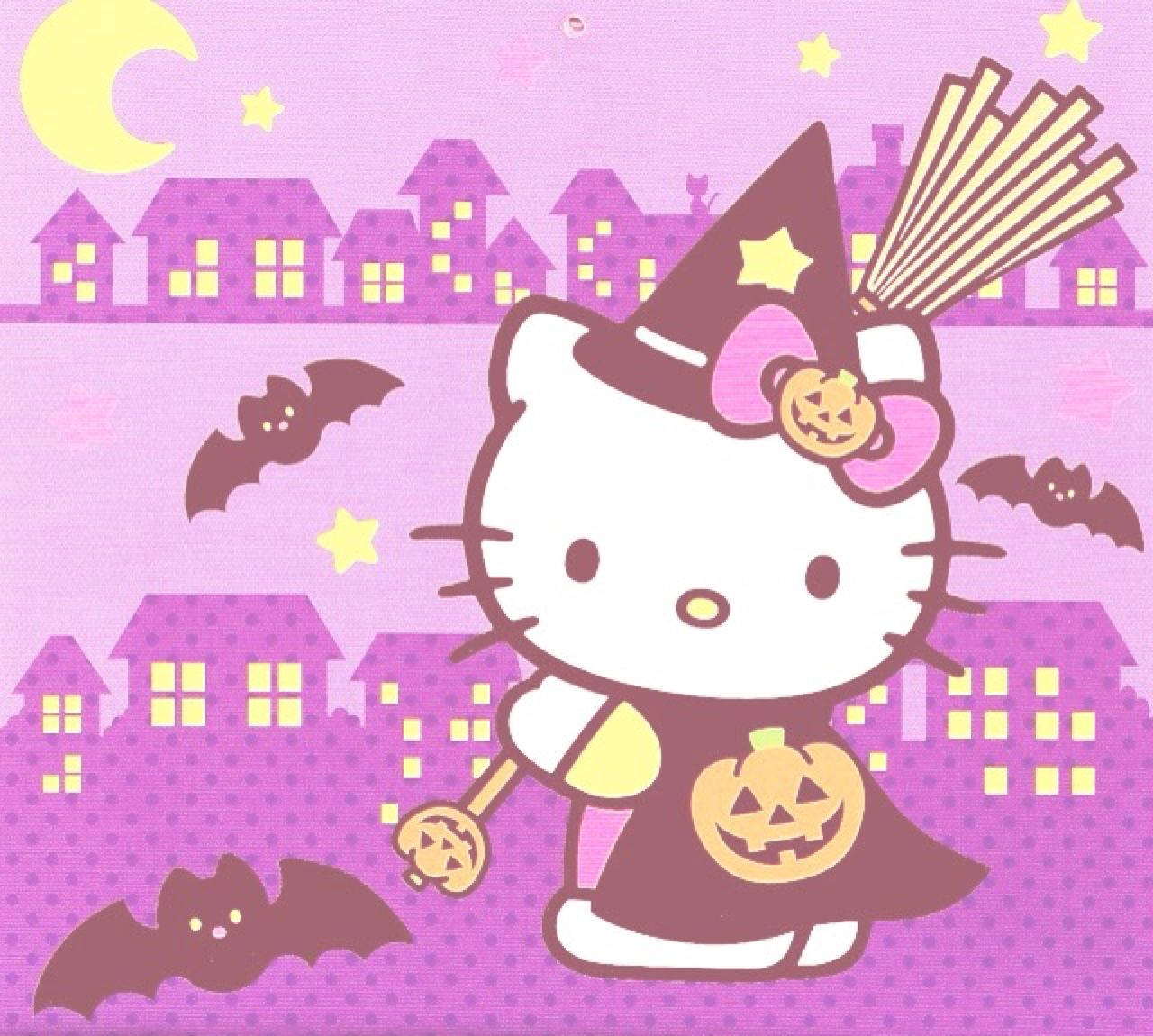 1280X1150 Hello Kitty Halloween Wallpaper and Background