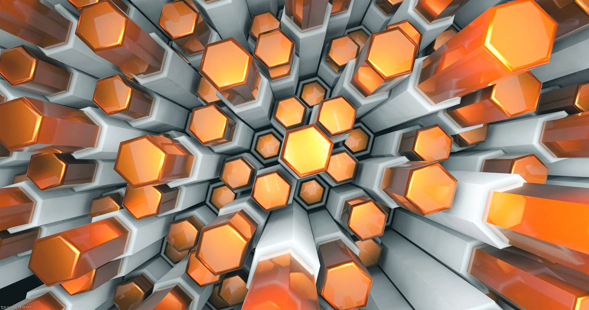 Hexagon 4096X2160 Wallpaper and Background Image