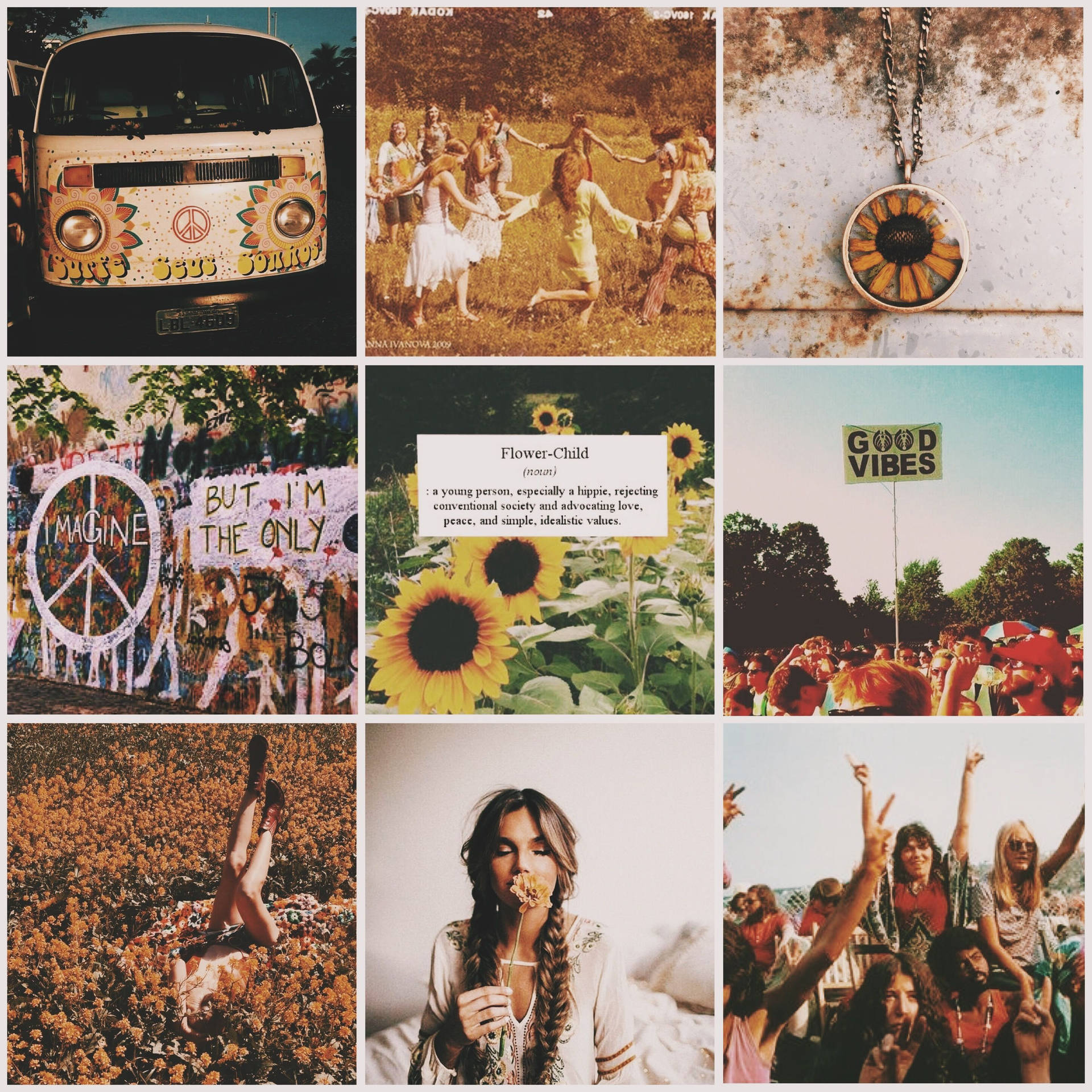 2896X2896 Hippie Wallpaper and Background