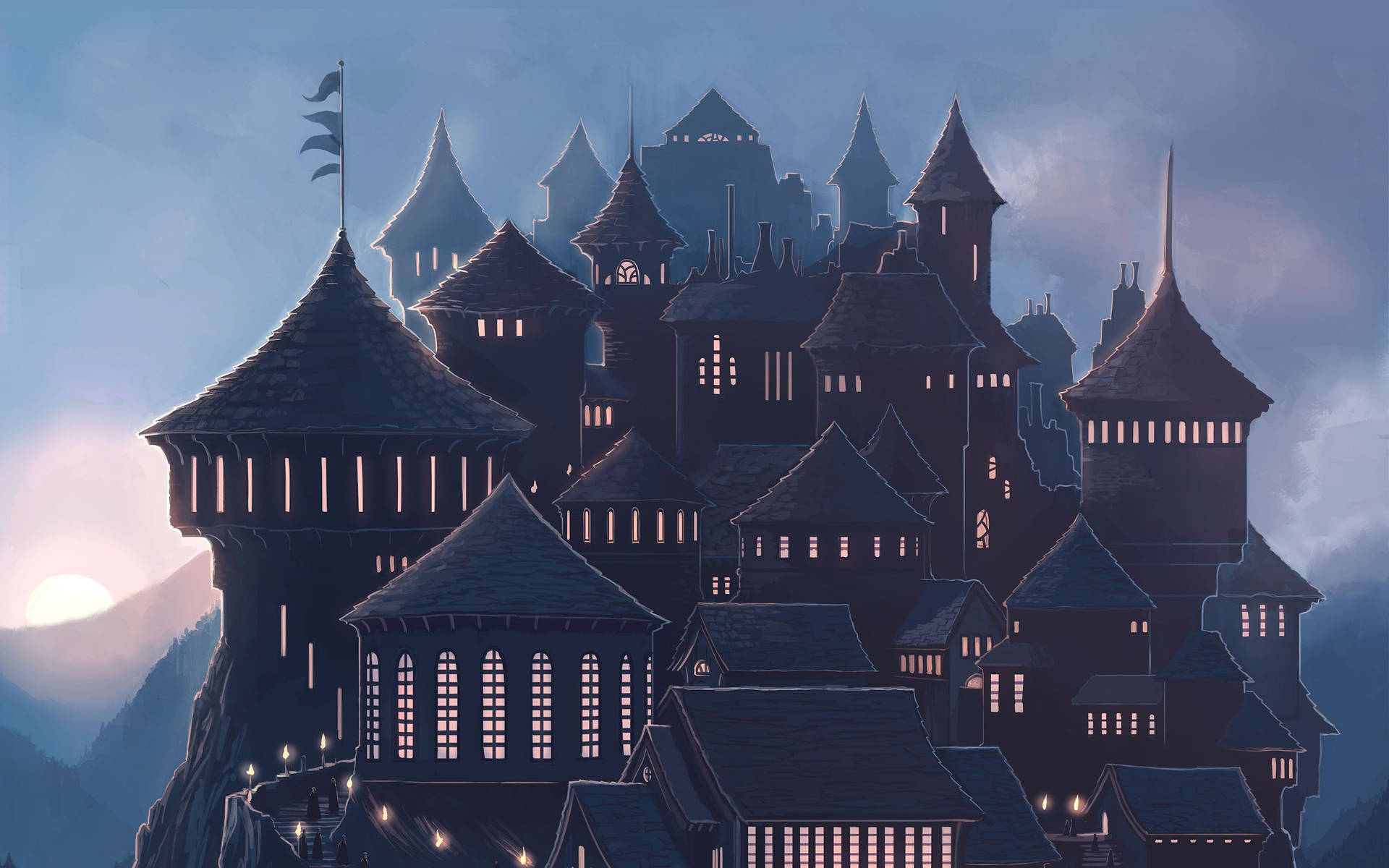 Hogwarts 2880X1800 Wallpaper and Background Image