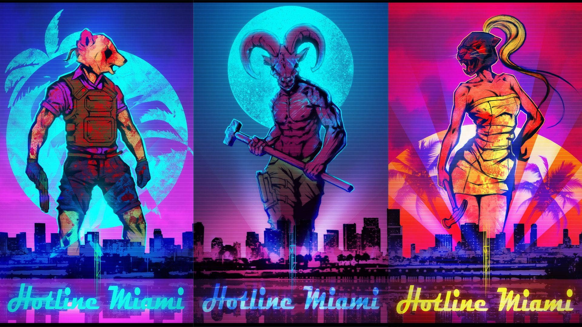Hotline Miami 1920X1080 wallpaper