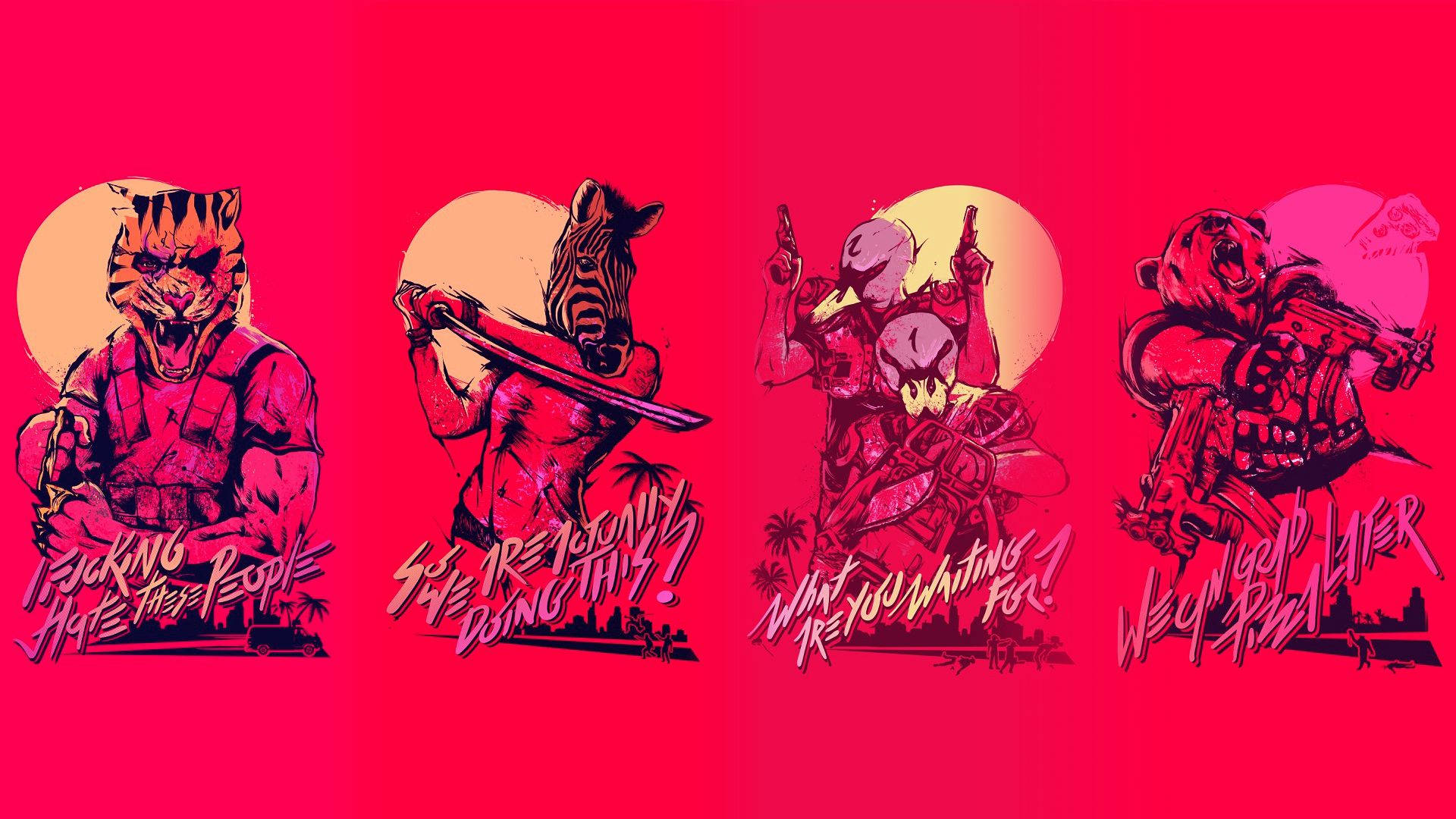 Hotline Miami 1920X1080 Wallpaper and Background Image
