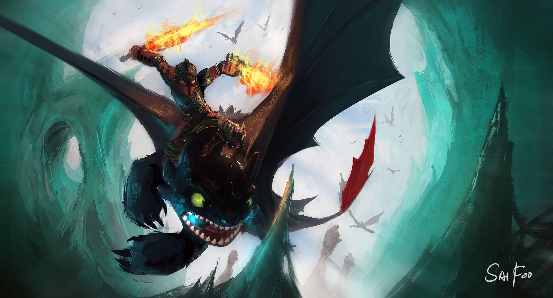 How To Train Your Dragon 2603X1405 Wallpaper and Background Image