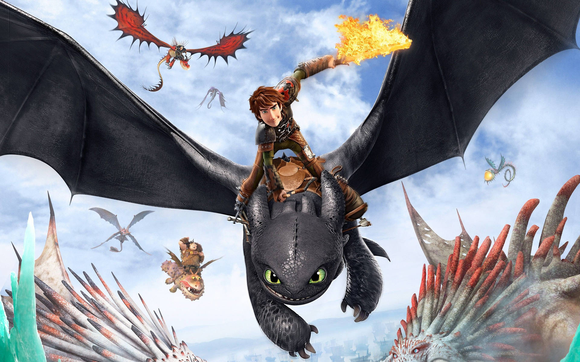 2880X1800 How To Train Your Dragon Wallpaper and Background
