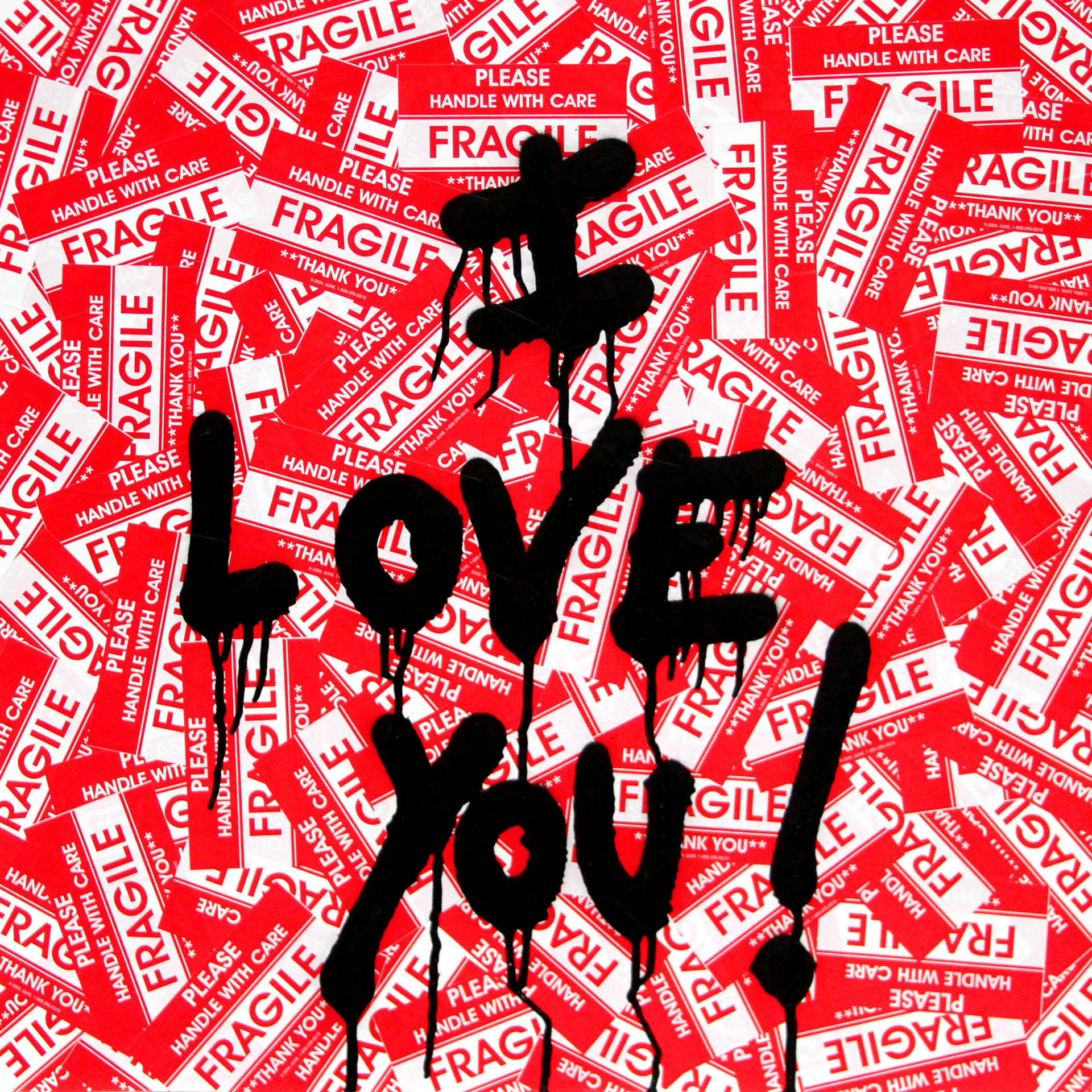2000X2000 I Love You Wallpaper and Background