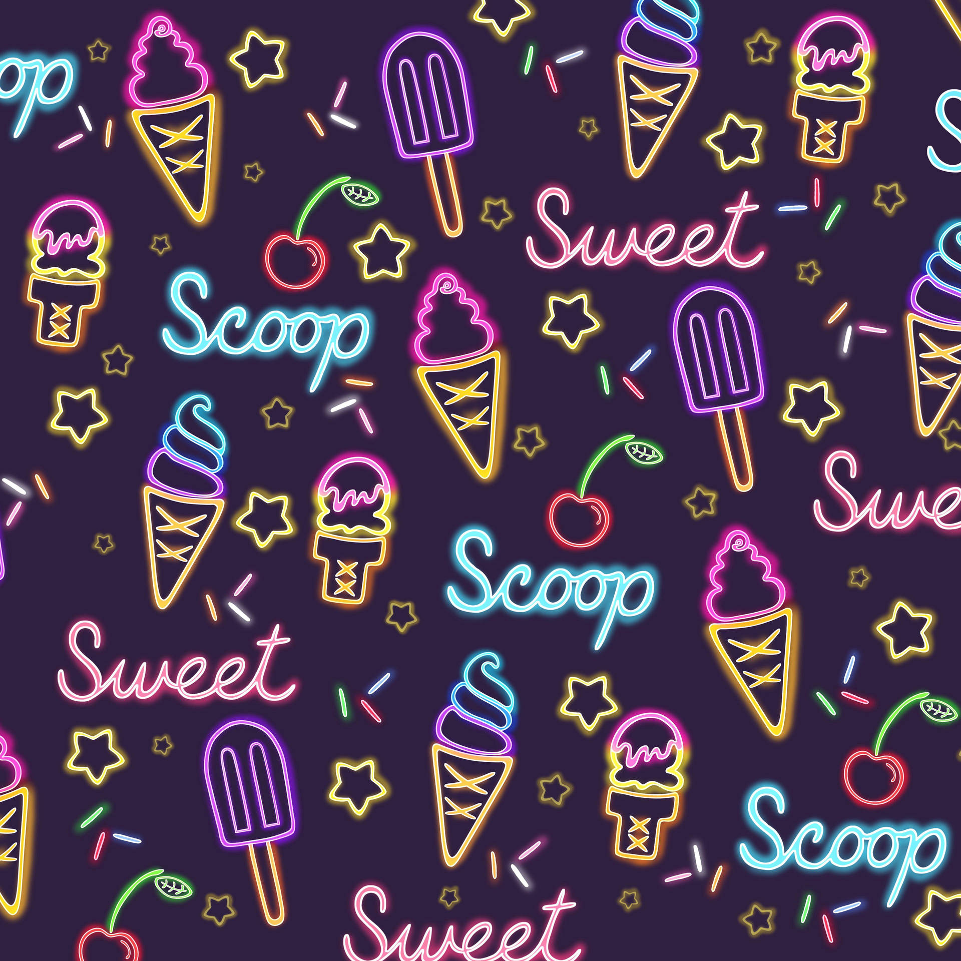 Ice Cream 3840X3840 Wallpaper and Background Image