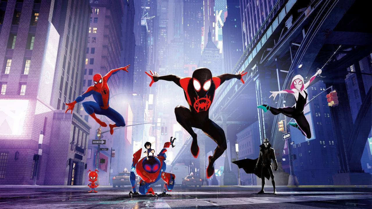 1280X720 Into The Spider Verse Wallpaper and Background