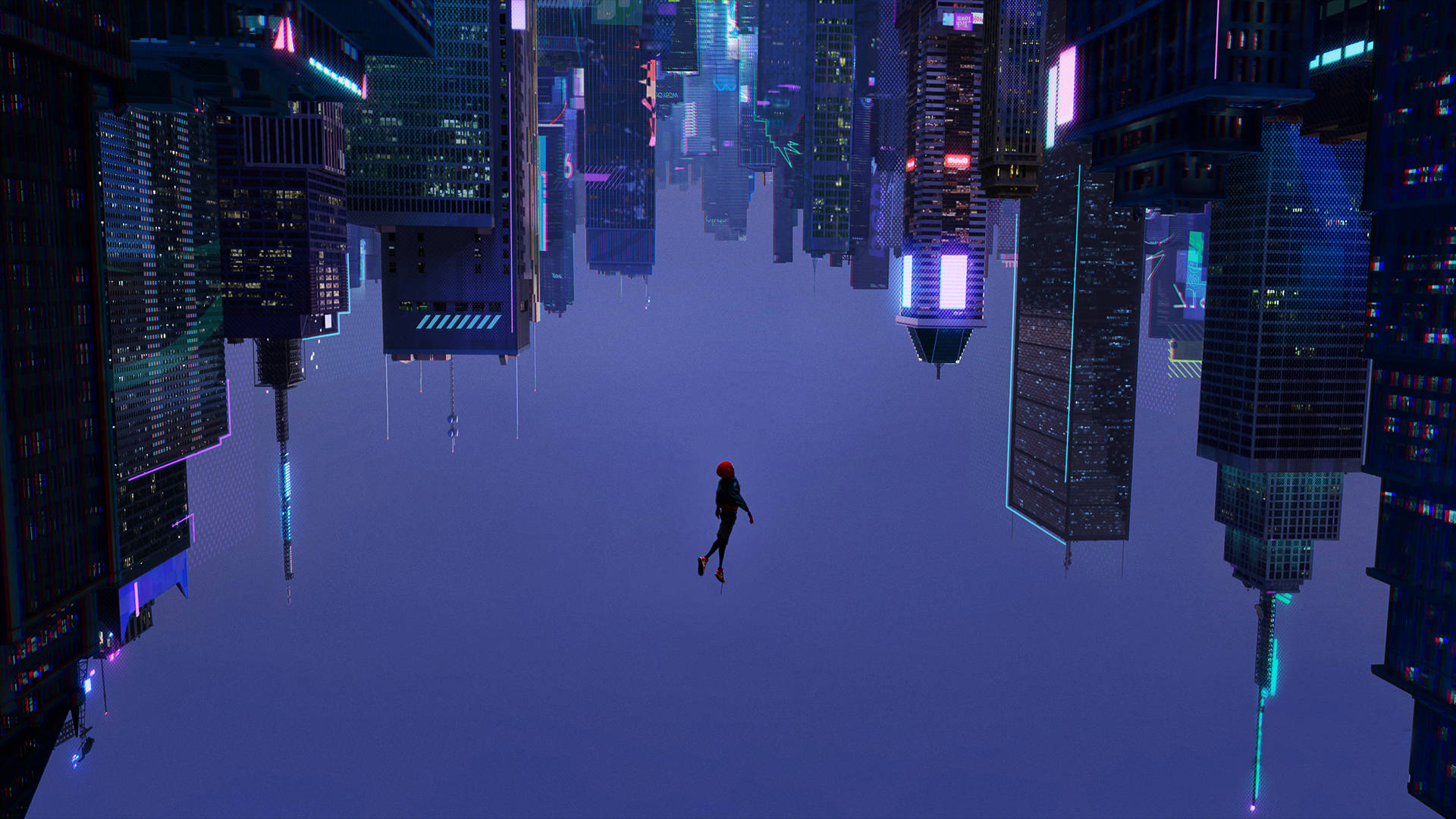 Into The Spider Verse 1920X1080 Wallpaper and Background Image