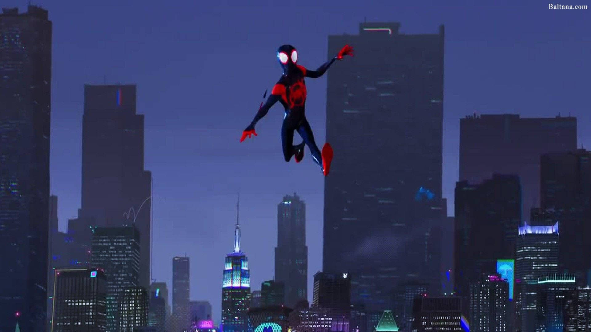 Into The Spider Verse 1920X1080 Wallpaper and Background Image