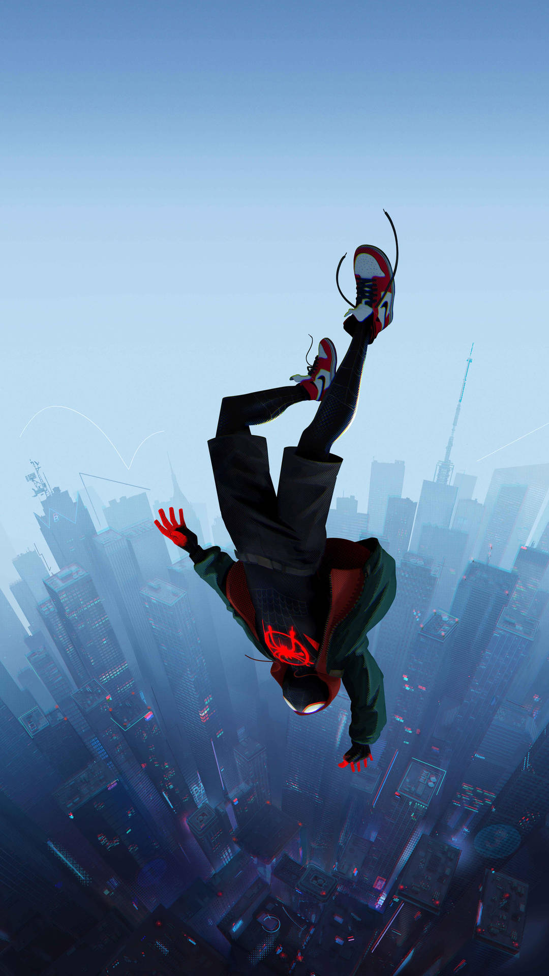4320X7680 Into The Spider Verse Wallpaper and Background
