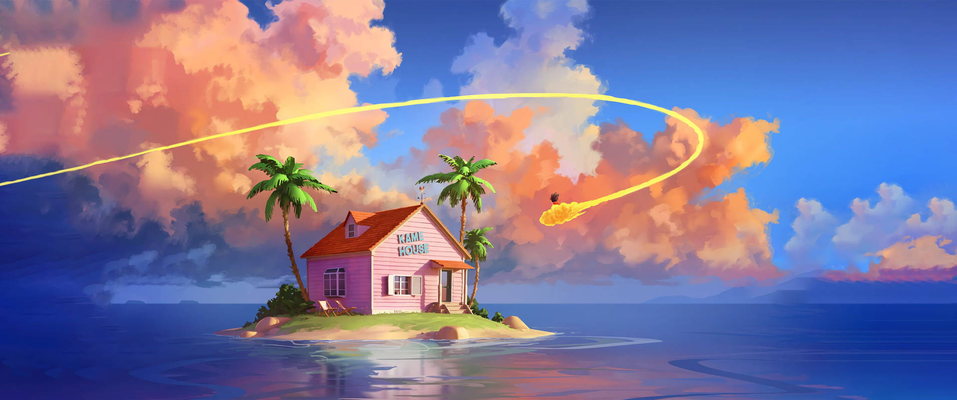 3440X1440 Island Wallpaper and Background