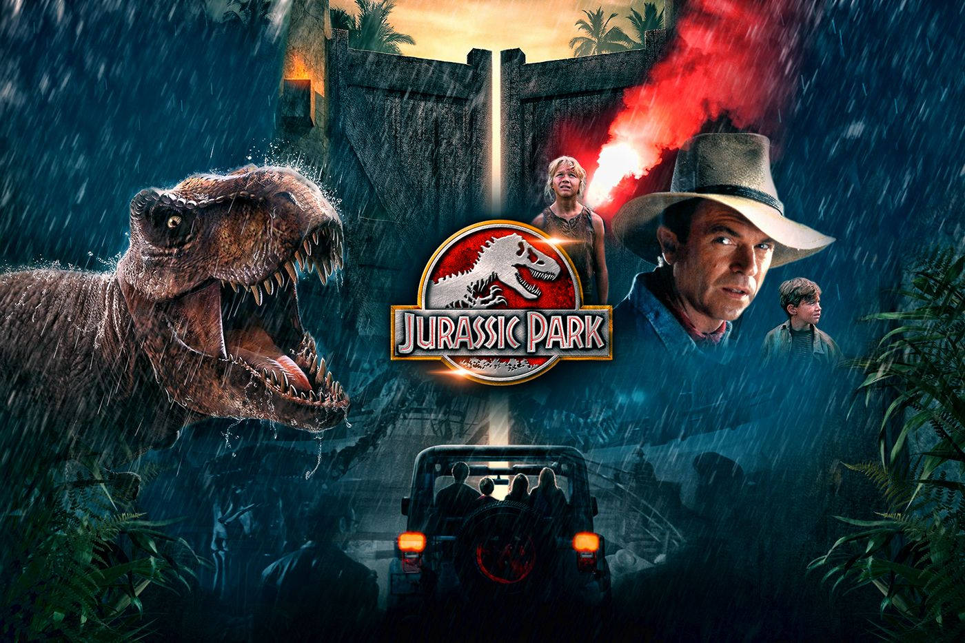 1400X933 Jurassic Park Wallpaper and Background