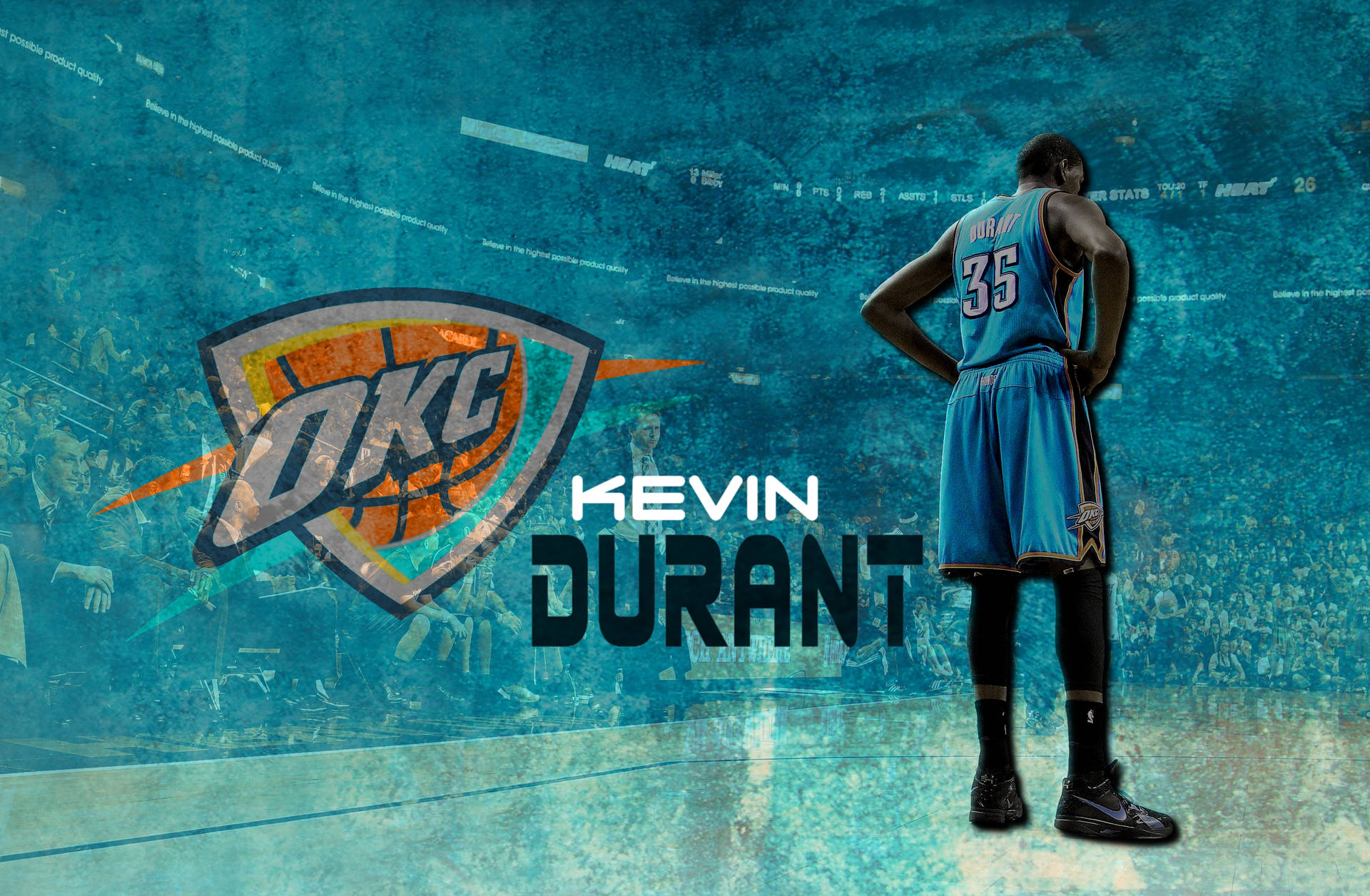 3000X1962 Kevin Durant Wallpaper and Background