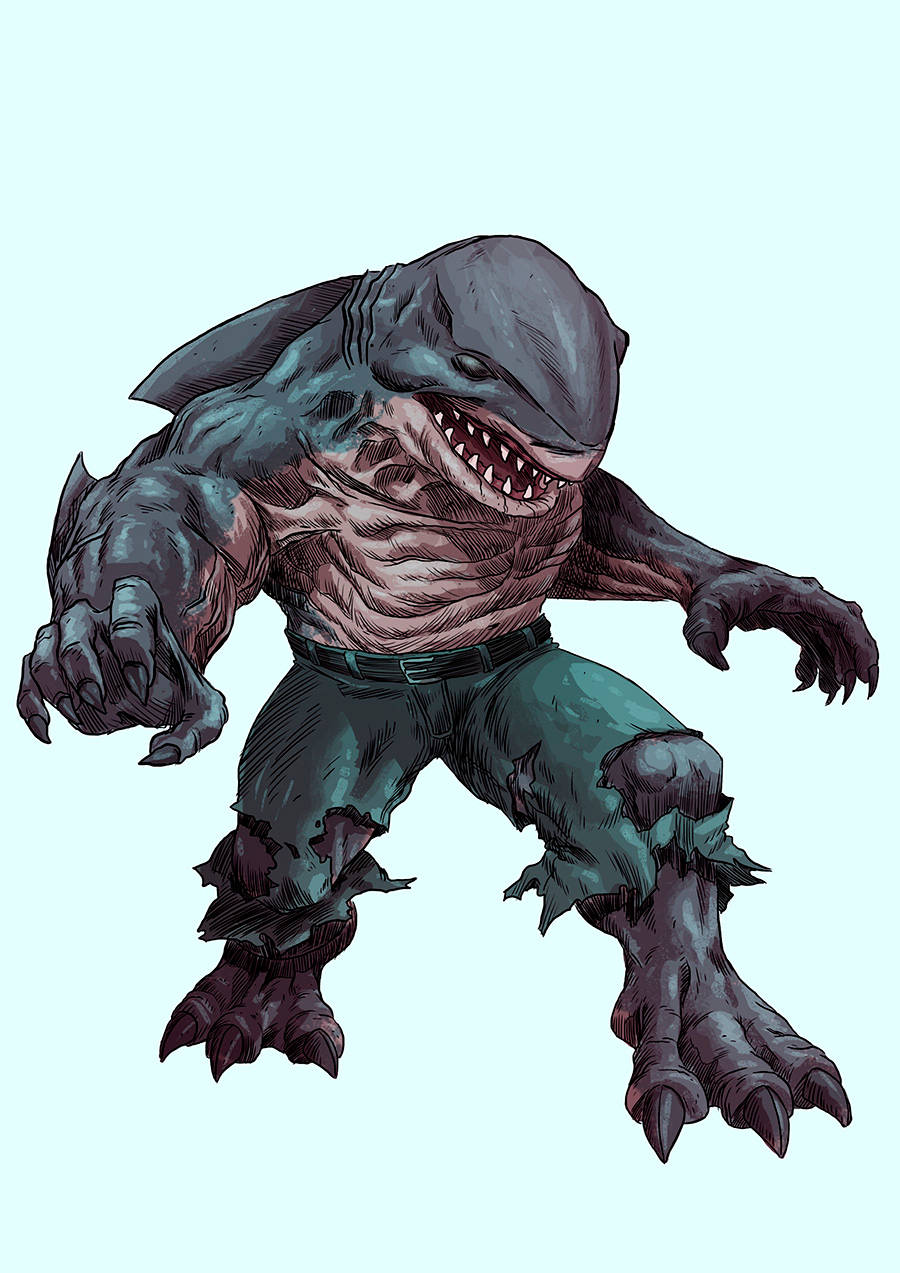King Shark 900X1273 Wallpaper and Background Image