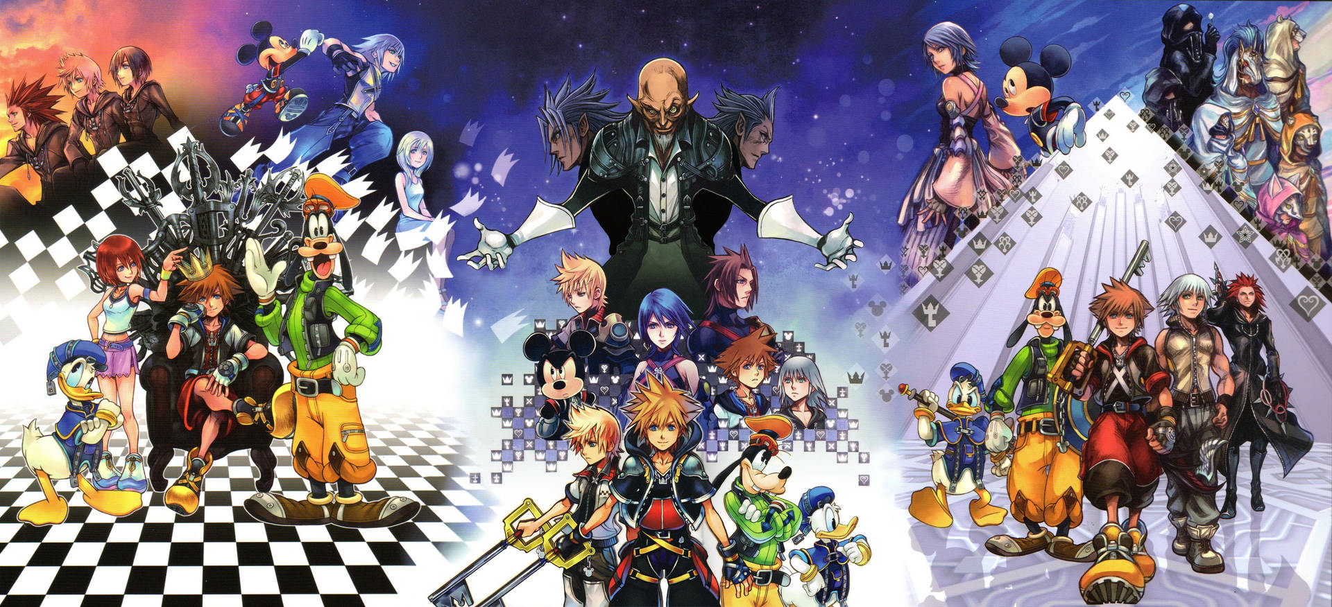 Kingdom Hearts 4635X2115 Wallpaper and Background Image