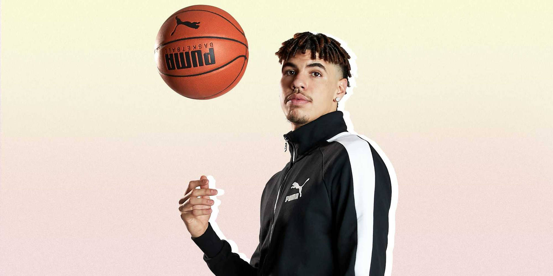 2000X1000 Lamelo Ball Wallpaper and Background