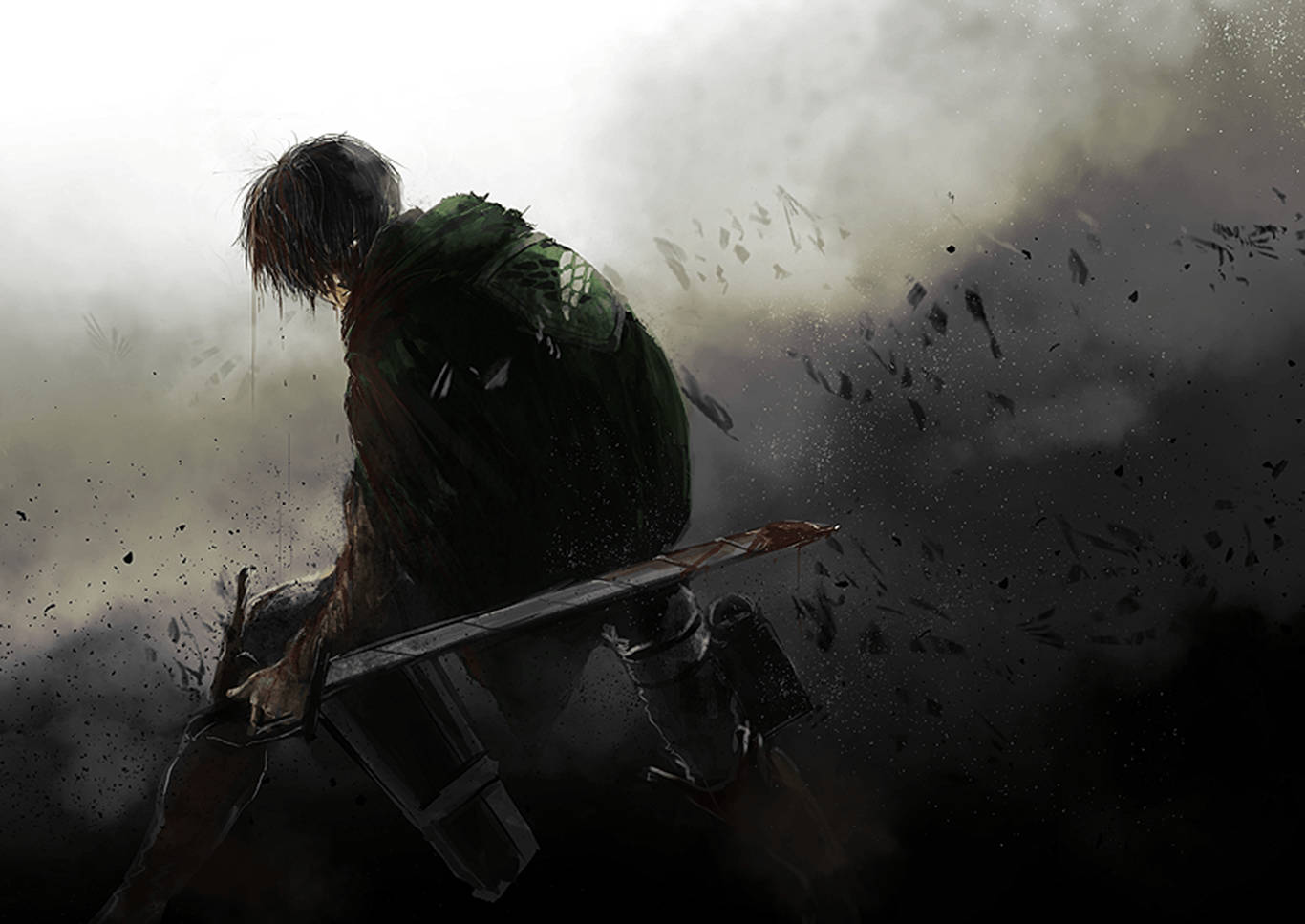 1366X967 Levi Ackerman Wallpaper and Background