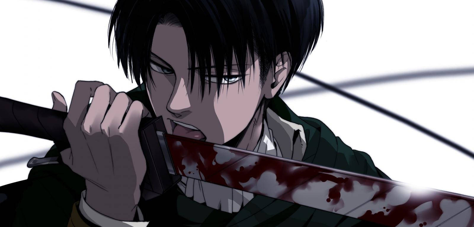 1600X768 Levi Ackerman Wallpaper and Background