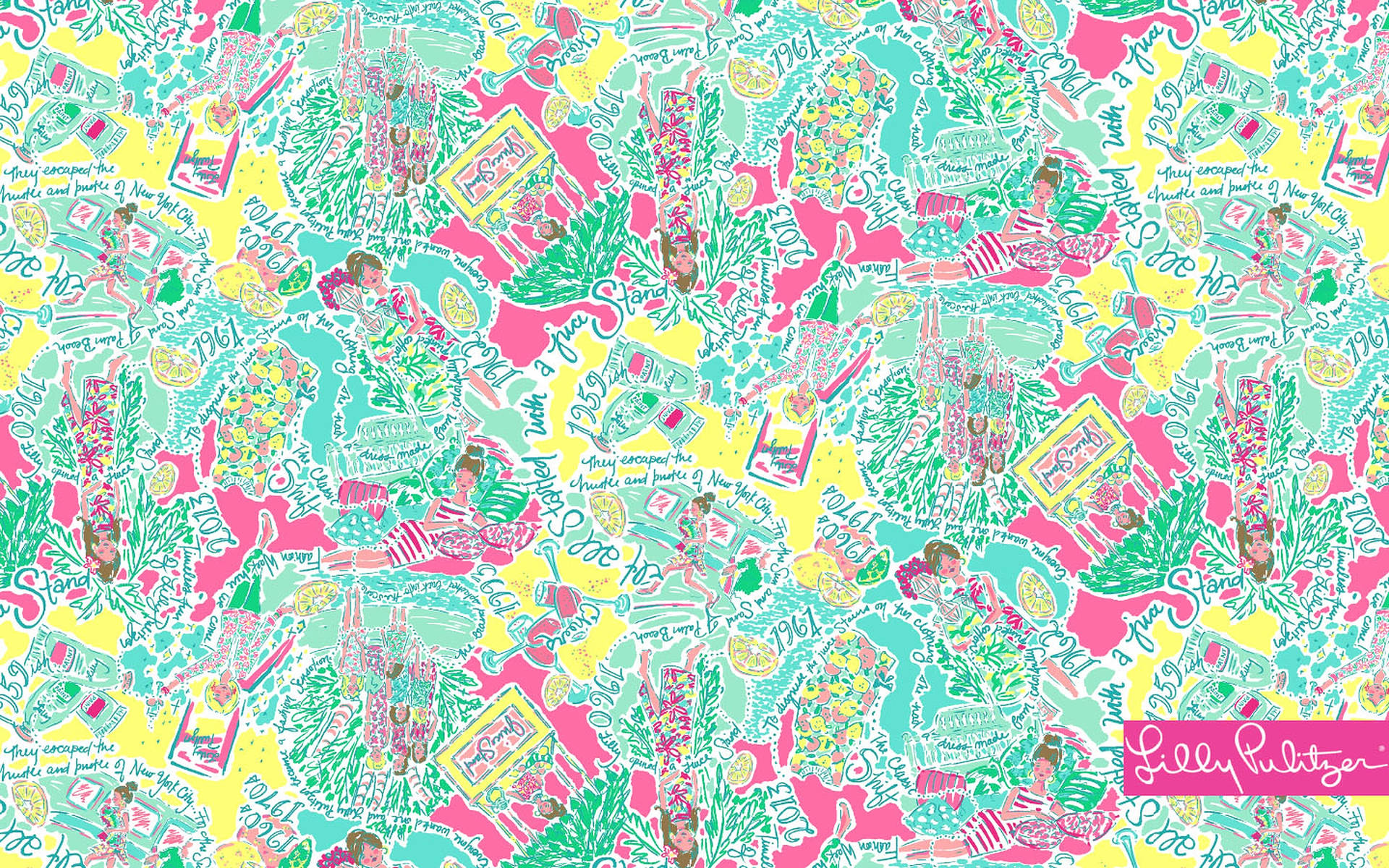 2880X1800 Lilly Pulitzer Wallpaper and Background