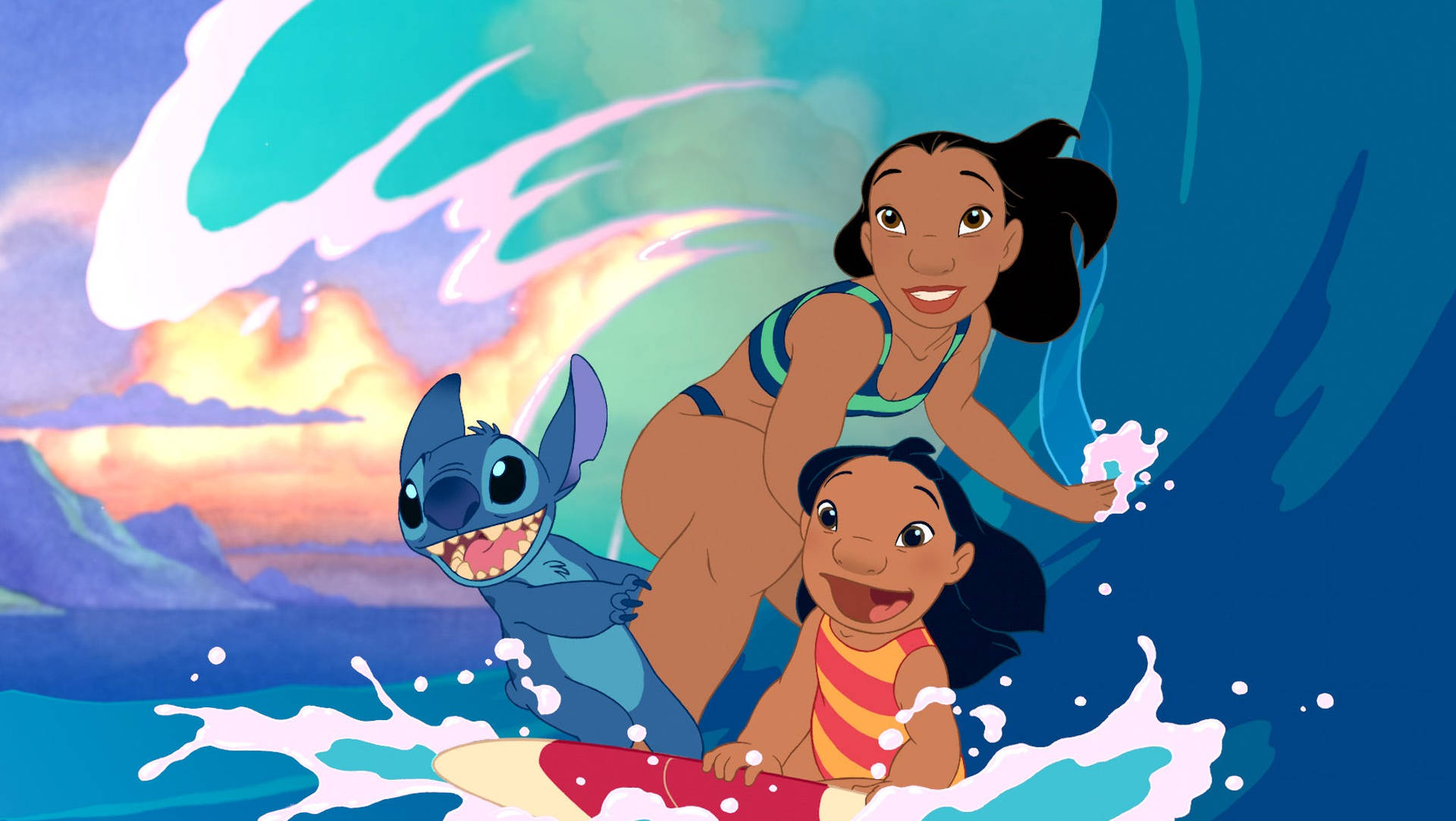 2047X1154 Lilo And Stitch Wallpaper and Background