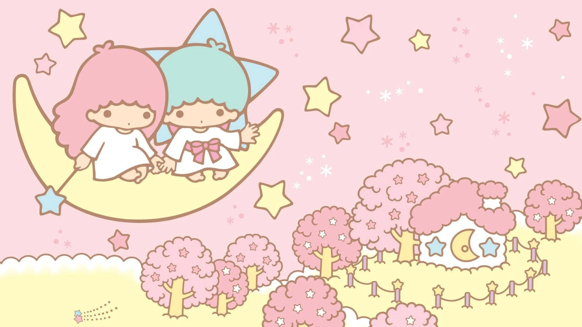 1920X1080 Little Twin Stars Wallpaper and Background