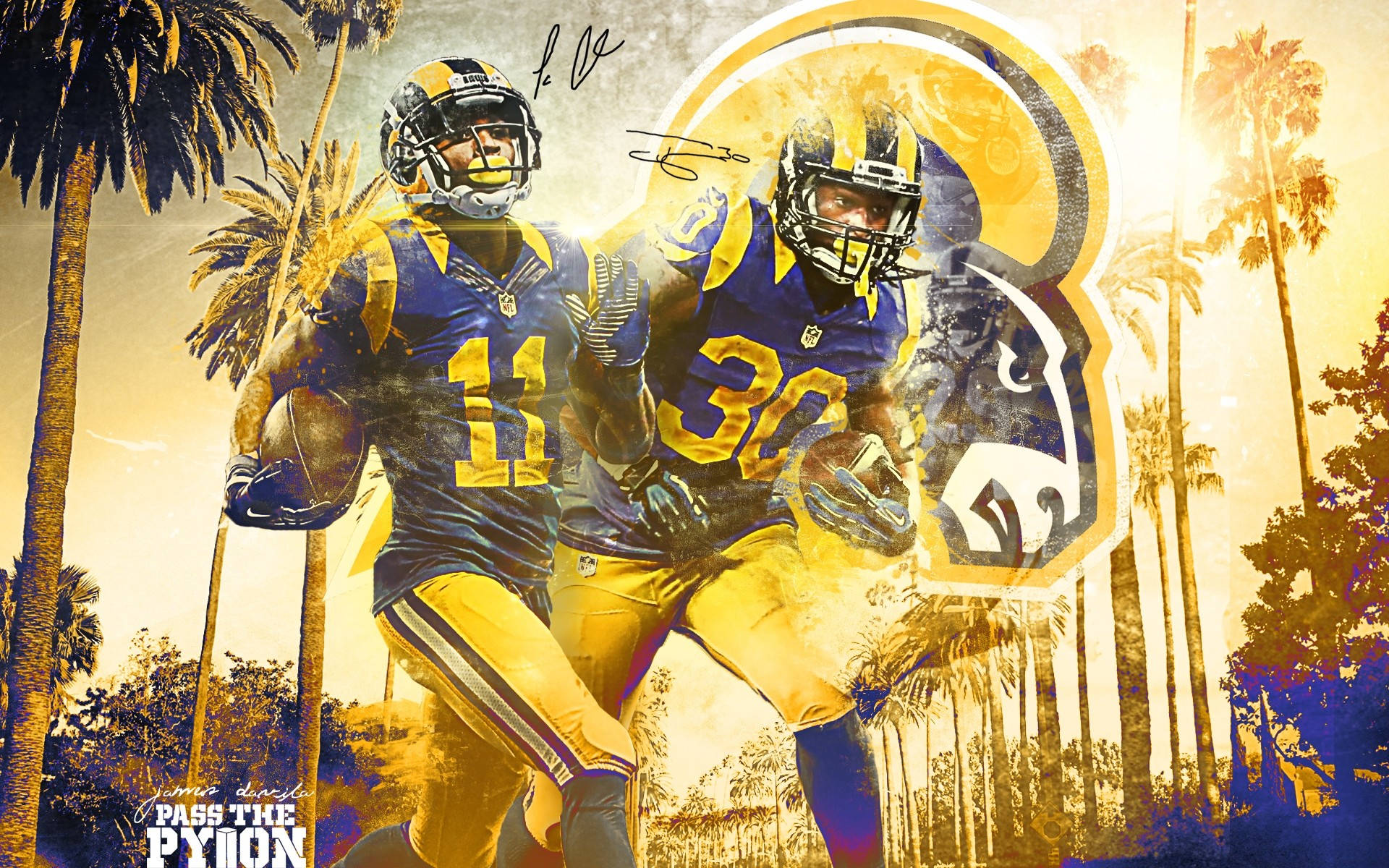 1920X1200 Los Angeles Rams Wallpaper and Background