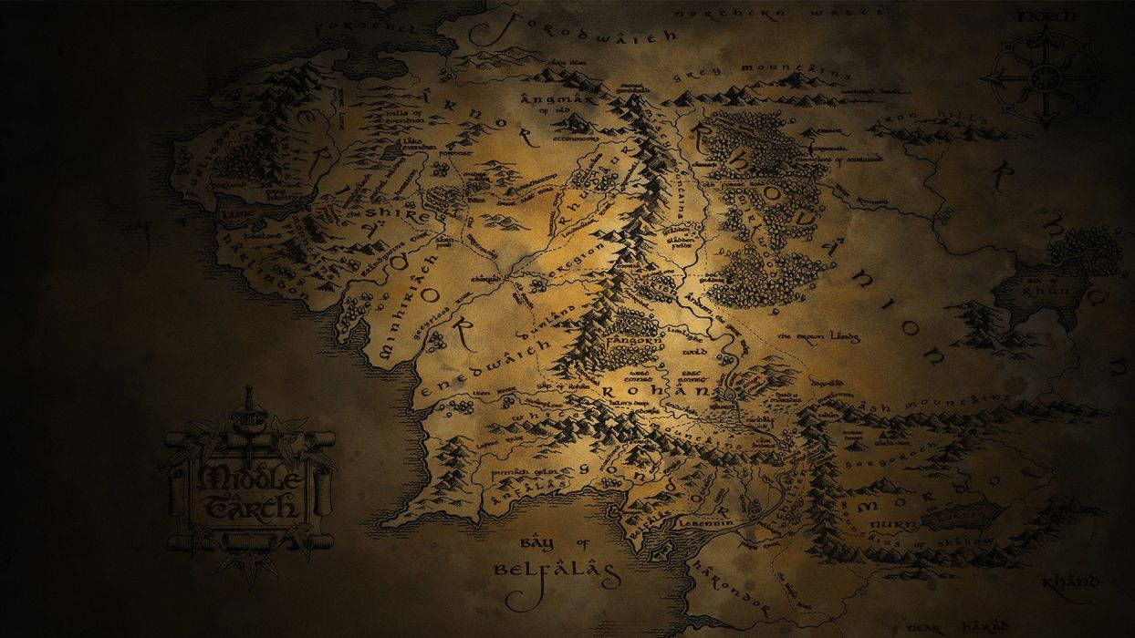 1244X700 Lotr Wallpaper and Background