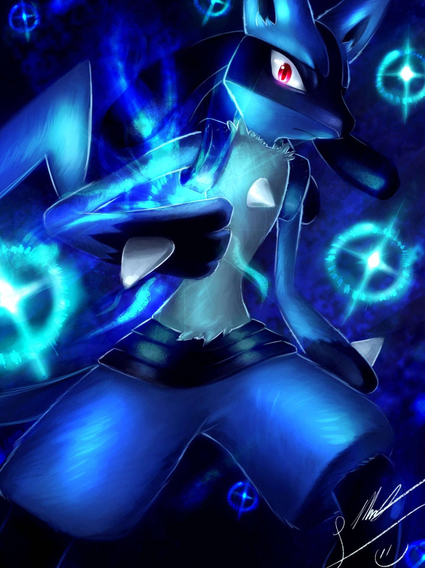 2048X2732 Lucario Wallpaper and Background