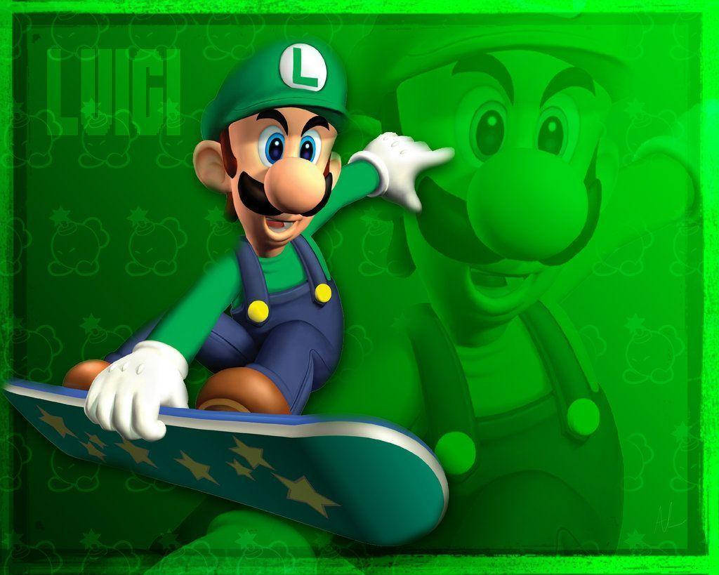 Luigi 1024X819 Wallpaper and Background Image