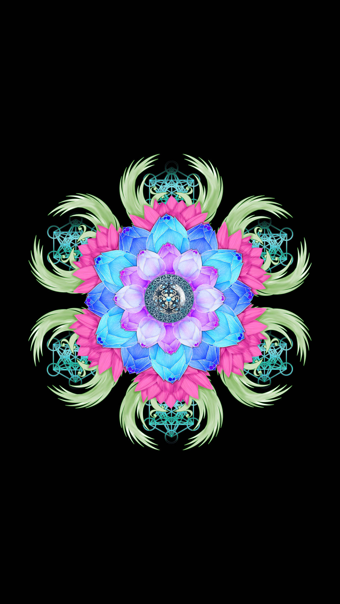 Mandala 3240X5760 Wallpaper and Background Image