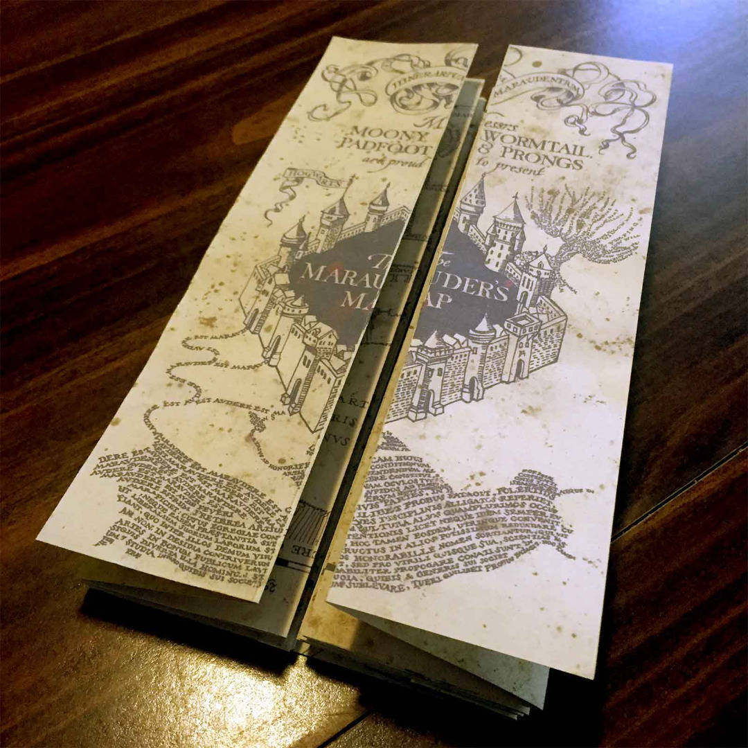 1080X1080 Marauders Map Wallpaper and Background
