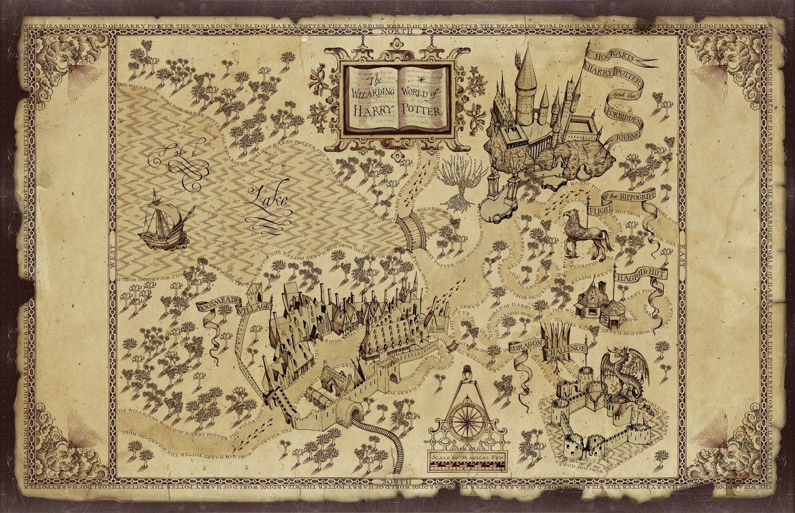 1600X1032 Marauders Map Wallpaper and Background