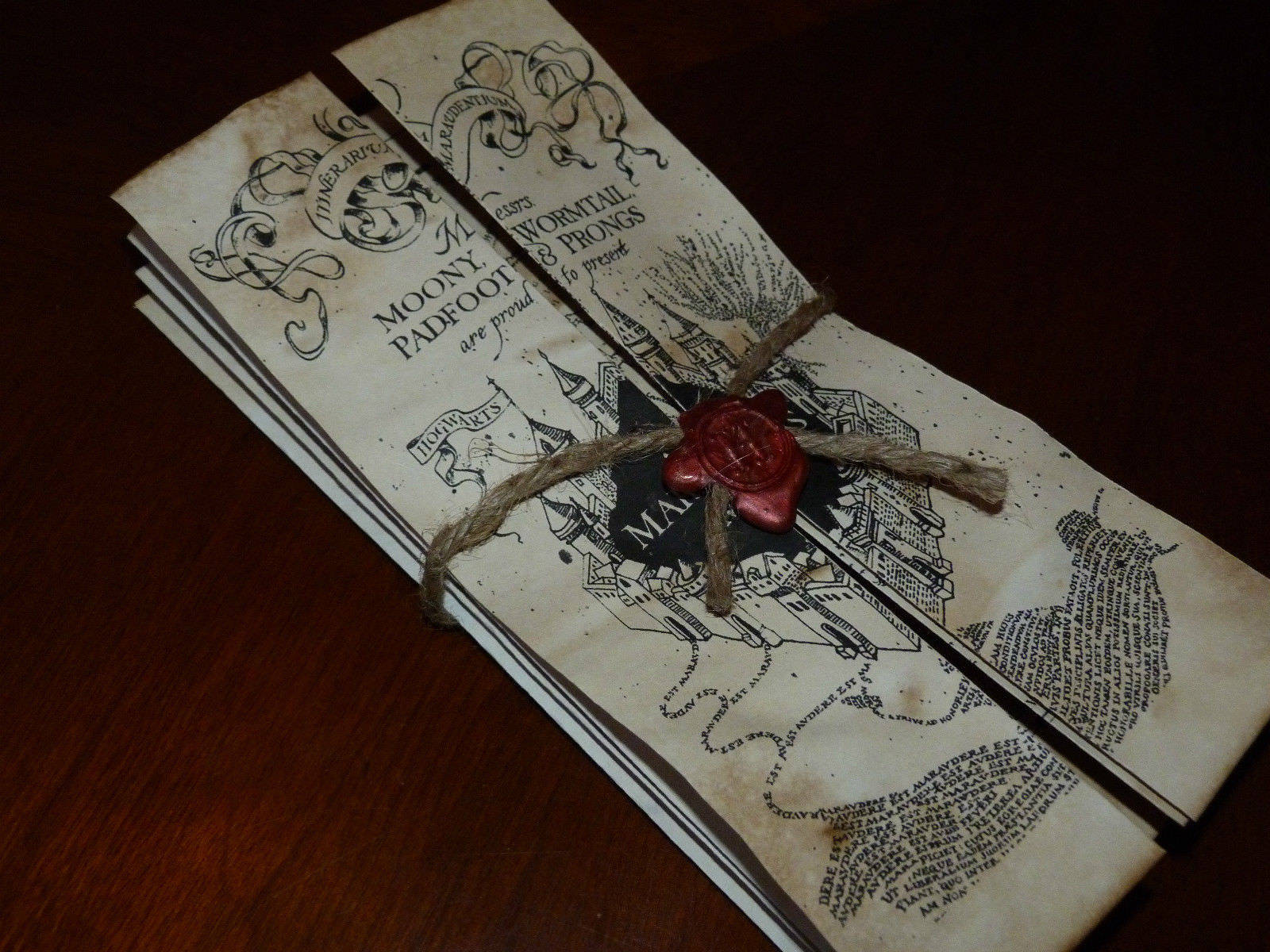 1600X1200 Marauders Map Wallpaper and Background