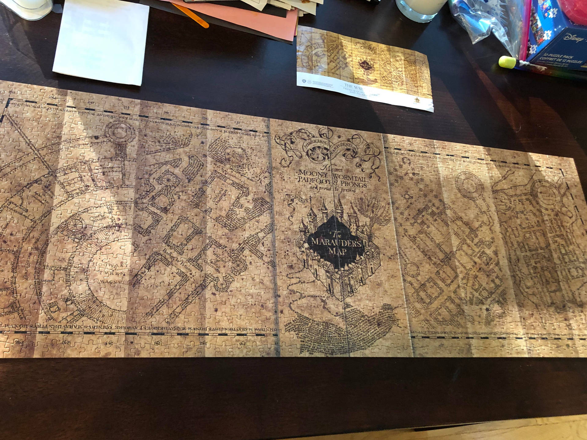 3476X2606 Marauders Map Wallpaper and Background