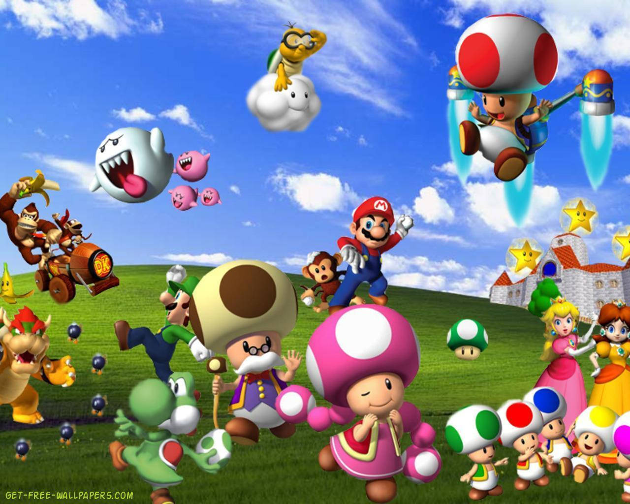 Mario 1280X1024 Wallpaper and Background Image