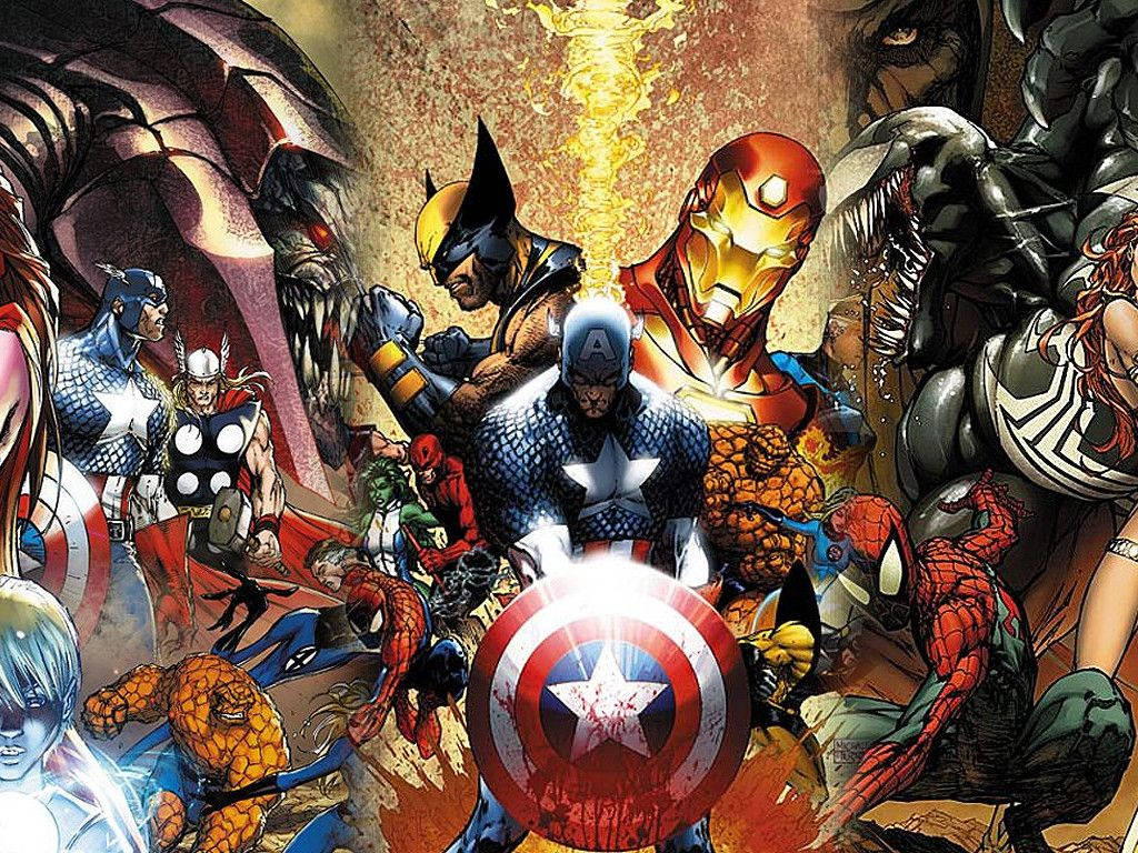 1024X768 Marvel Wallpaper and Background