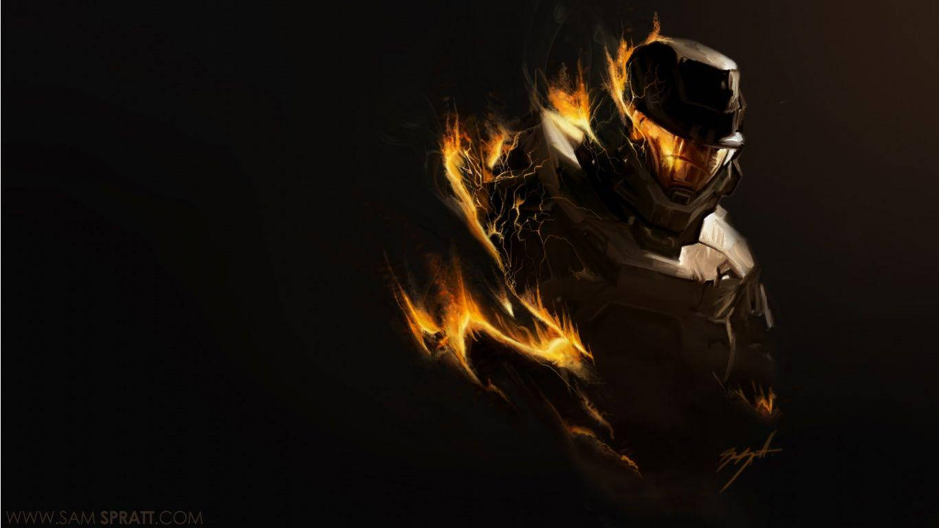 Master Chief 1366X768 Wallpaper and Background Image