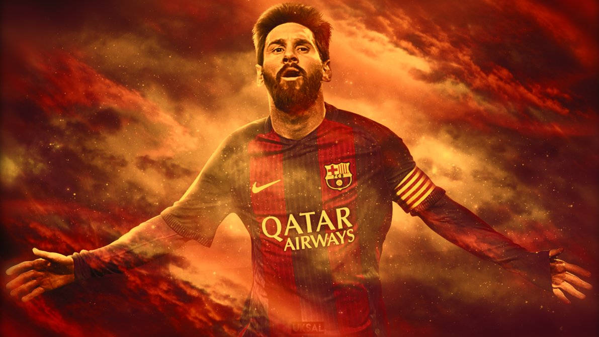 1191X670 Messi Wallpaper and Background