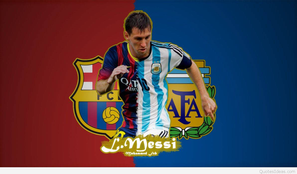 Messi 1192X697 wallpaper