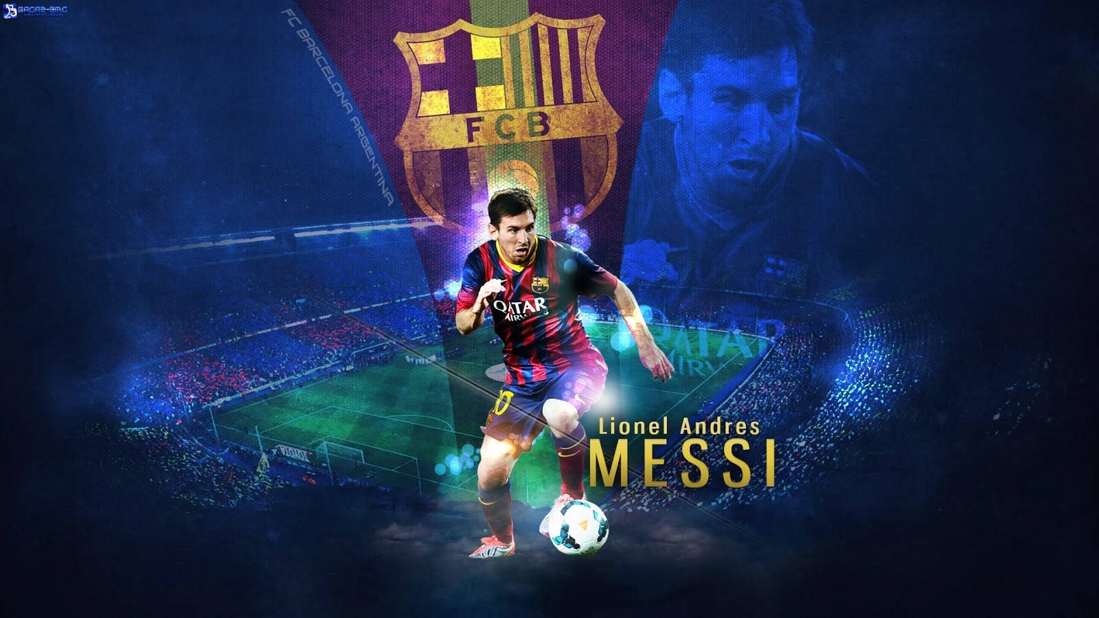 Messi 1600X900 wallpaper