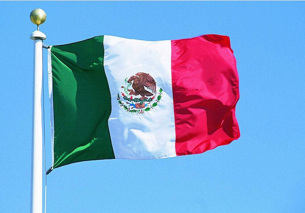 1000X697 Mexico Flag Wallpaper and Background