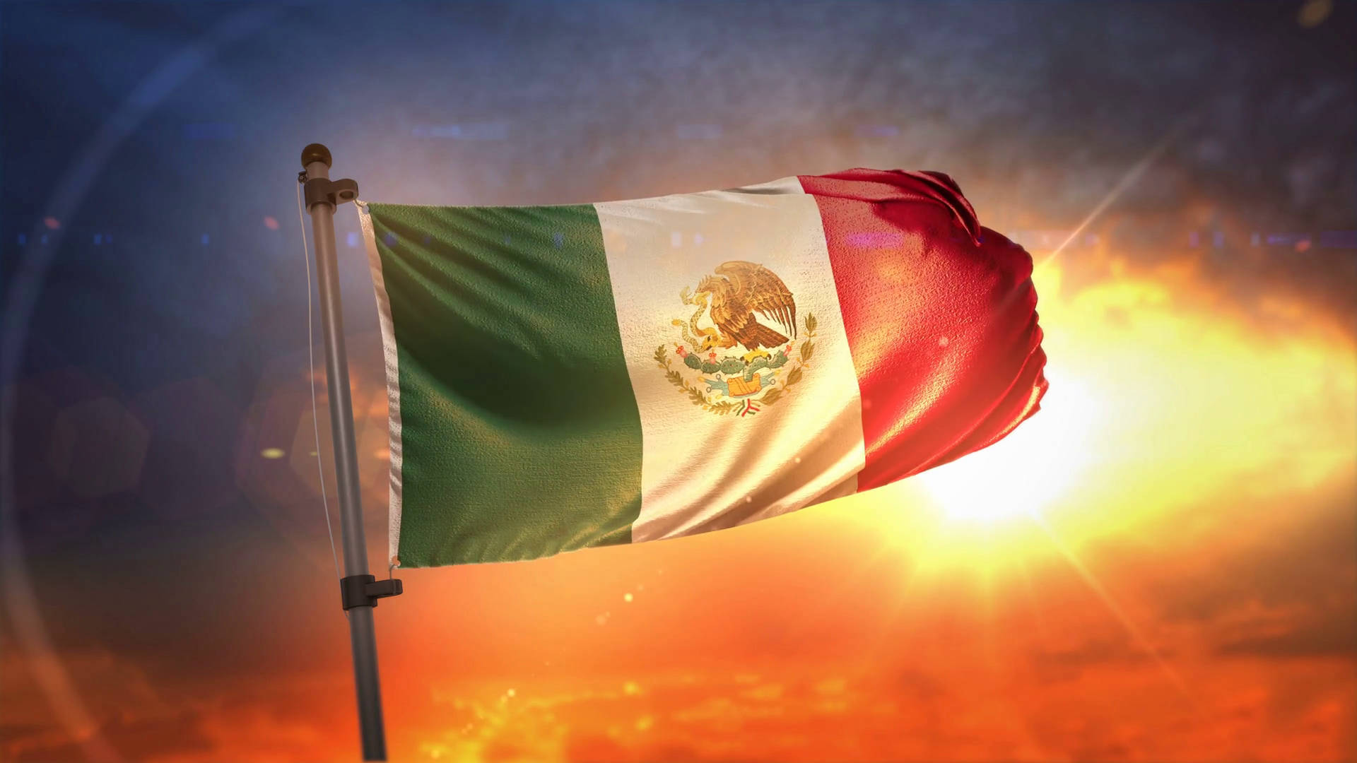 1920X1080 Mexico Flag Wallpaper and Background