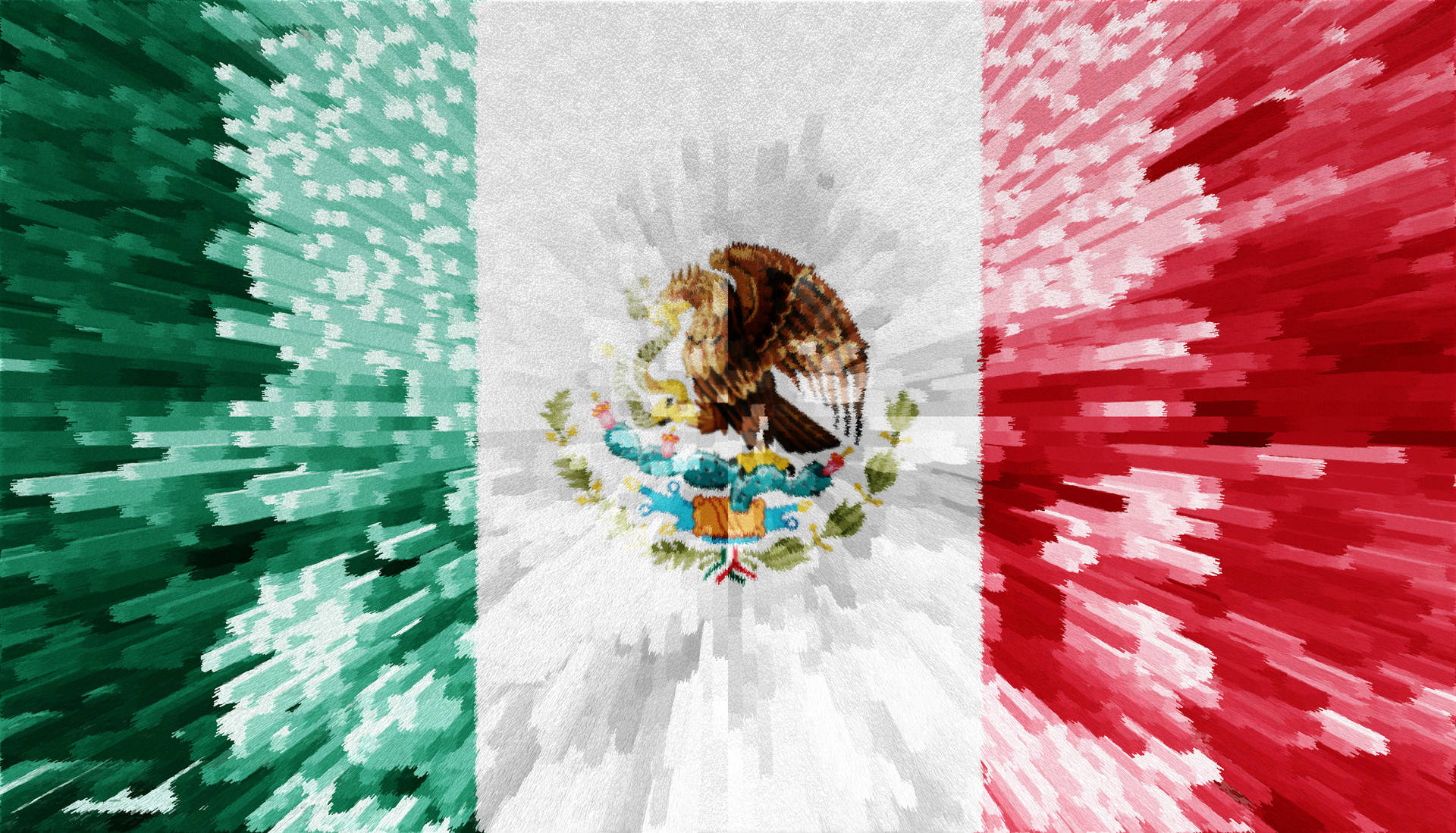 2540X1454 Mexico Flag Wallpaper and Background