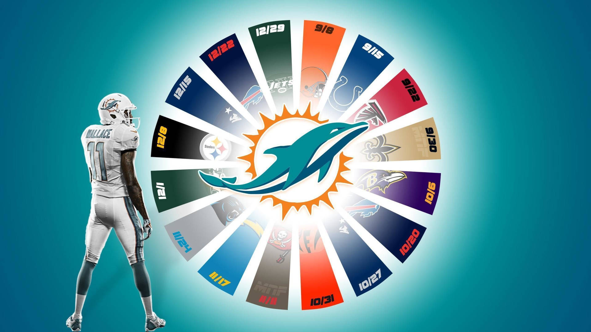 Miami Dolphins 2560X1440 Wallpaper and Background Image